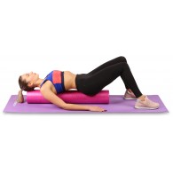 Ролик массажный для йоги INDIGO Foam roll IN045 30*15 см Голубой